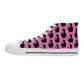 Pastel Goth Sneakers For Women With Skull Licking Gothic Woman Print Left Side