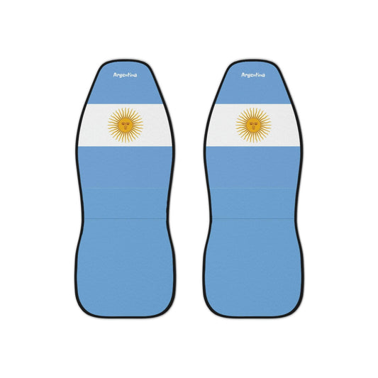 Coprisedili per auto con bandiera argentina universali/regalo per gli amanti delle auto