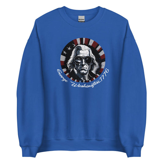 History Unisex George Washington Sweatshirt Size S - 5Xl