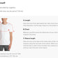 Measure yourself and buy your perfect t-shirt