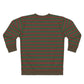 Red And Green Striped Sweater For Men And Women