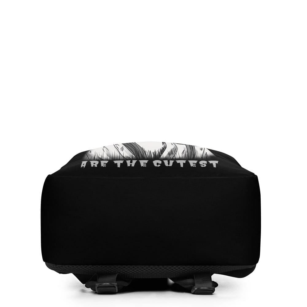 Alternative backpack for creepy girls with soft goth aesthetic