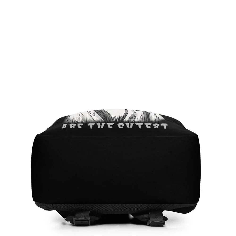Alternative backpack for creepy girls with soft goth aesthetic