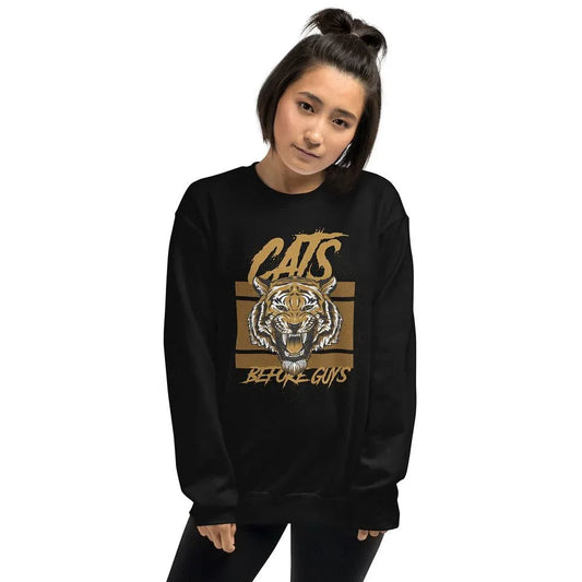 Black cat sweater Cats Before Guys LGBTQ pride clothing