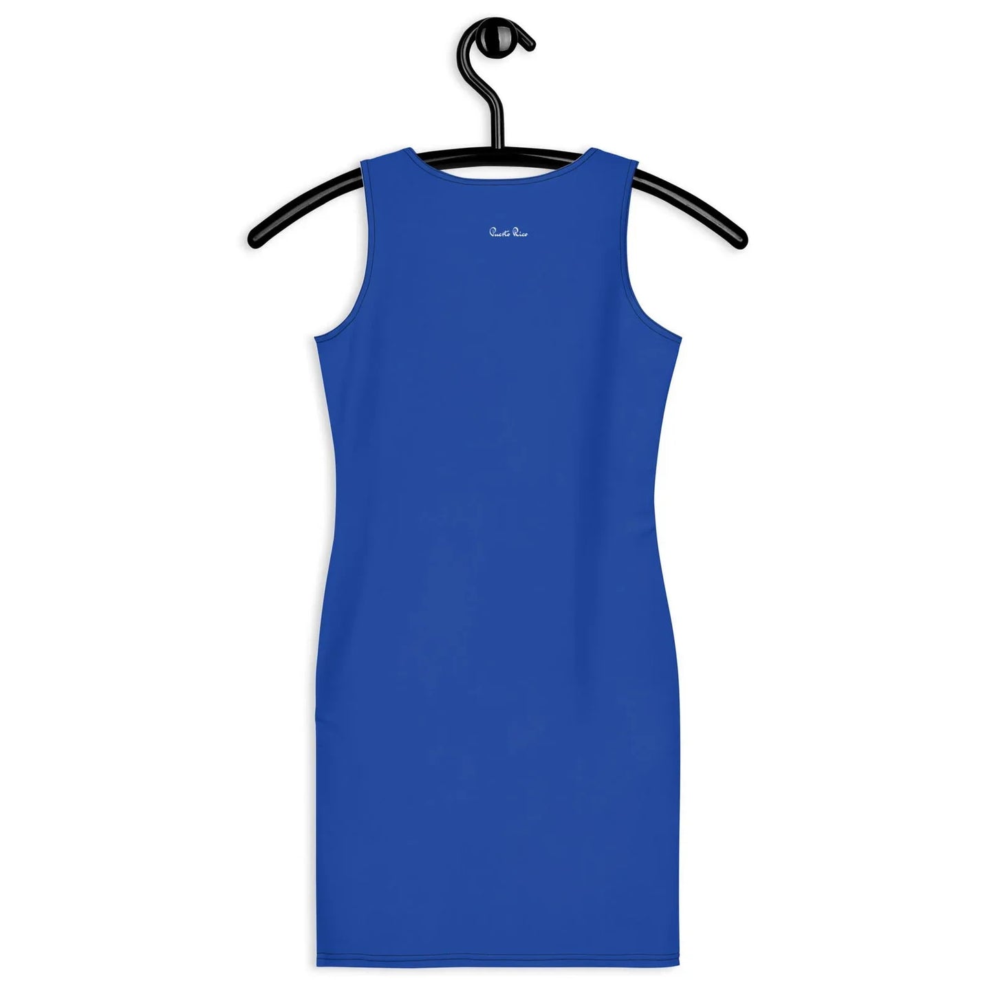 Bold Sleeveless Bodycon: Puerto Rico Flag Midi Dress Statement!
