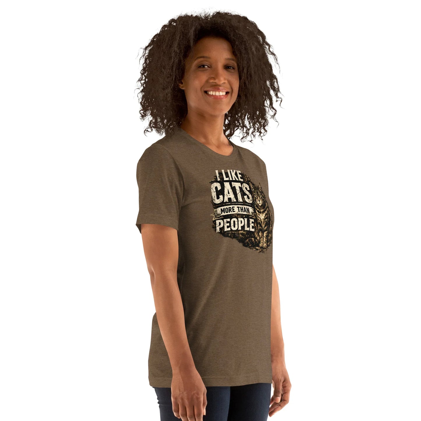 Cat owner gift t-shirt with funny cat saying