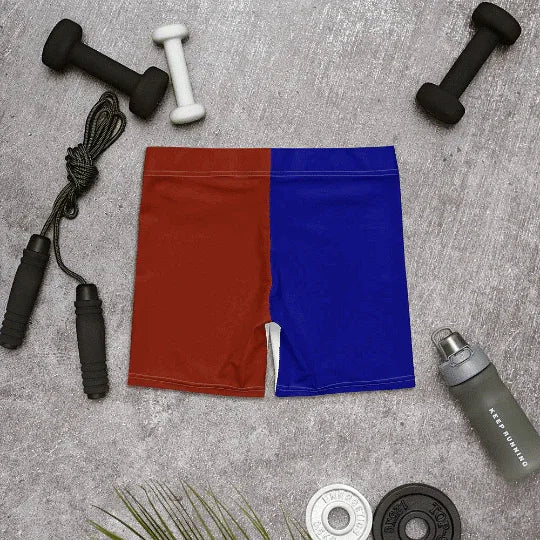 Comfortable and durable French flag print shorts for sporting events