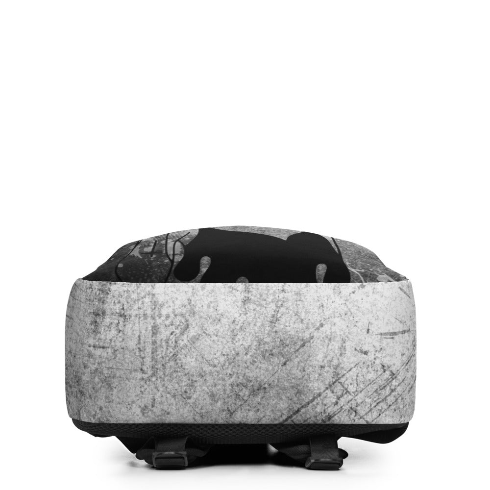 Cute Goth Backpack / Middle Finger Backpack / Gift For Naughty Girls / Grunge Style - YVDdesign