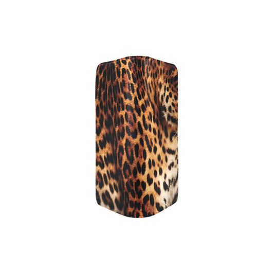 Fashionable leopard print wallet with 8 card slots