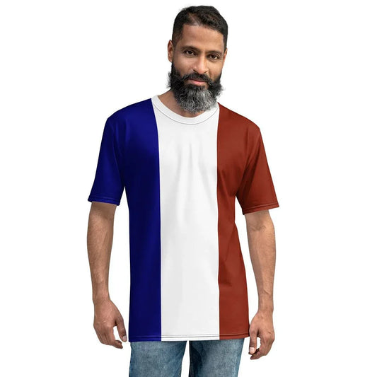 France Flag T-Shirt for Men: Celebrate France in Style