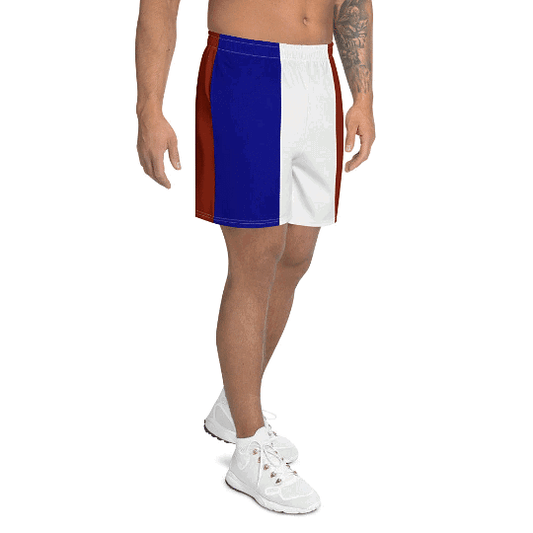 French Flag Shorts For Mens / Patriot Shorts / Soccer Shorts