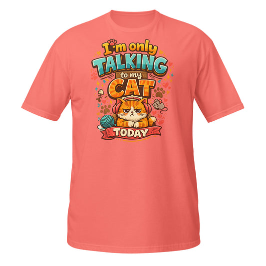 Funny cat lover women’s graphic t-shirt in premium cotton