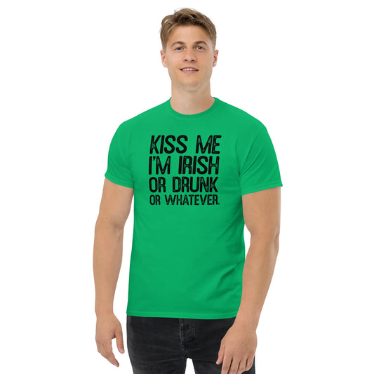 Green 100% cotton unisex St. Patrick's Day shirt for parties and celebrations