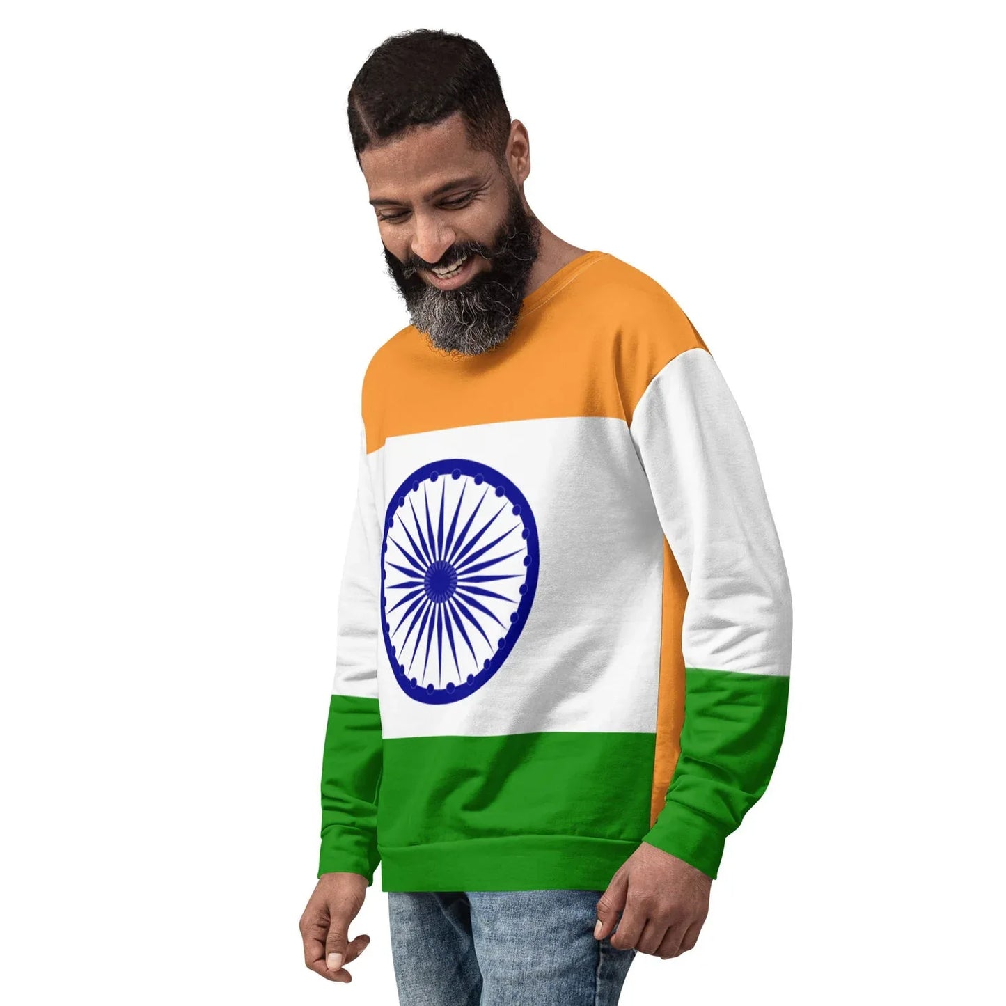 India Sweatshirt / Indian Outfit / Indian Style / Indian Flag Color