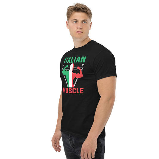Italy Men’s Classic Style Muscle Tee with modern design