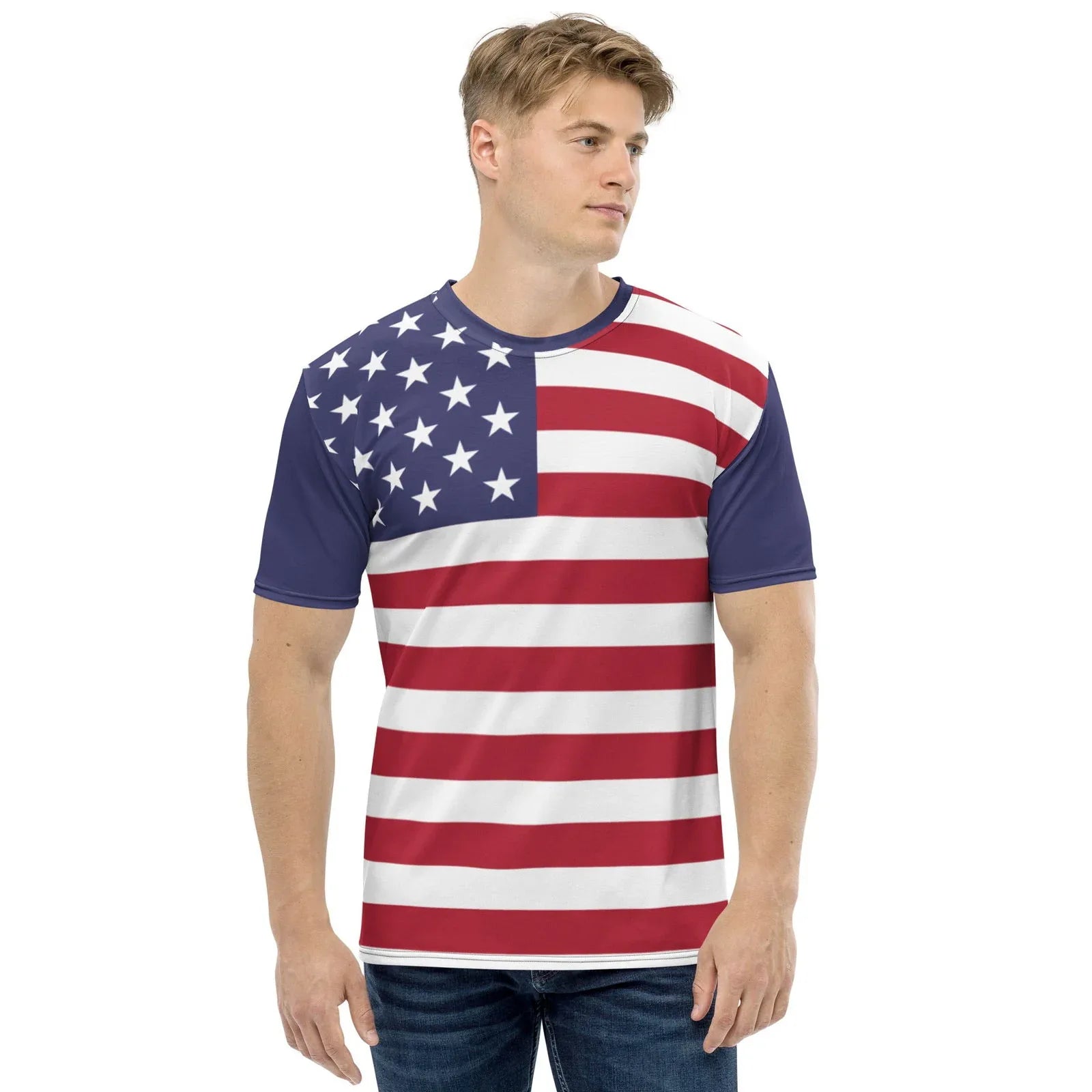 Momobuyi Uomo Bandiera Americana 4 luglio Henley Camicie Maglietta Momobuyi Uomo Bandiera Americana 4 luglio Henley Camicie Maglietta