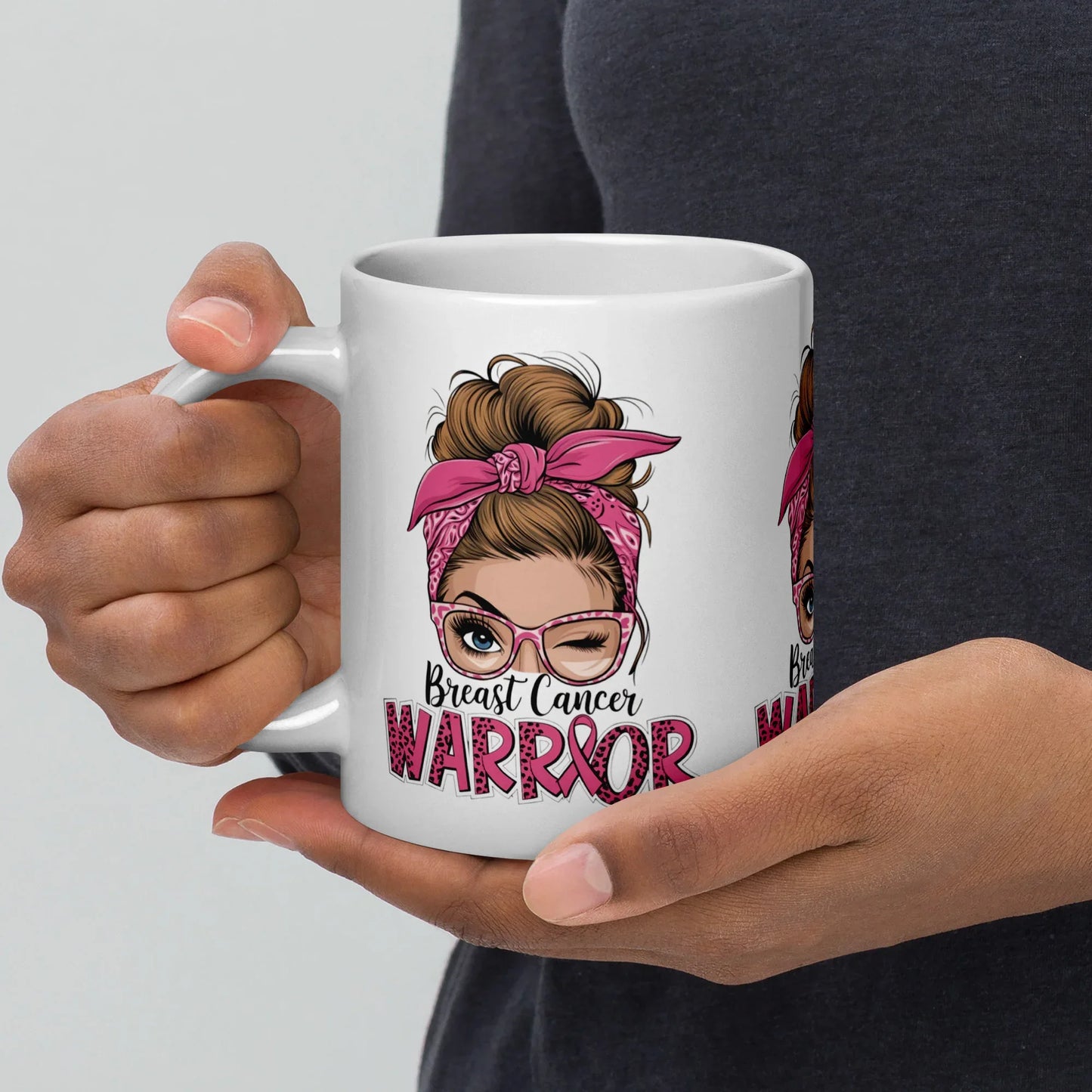Microwave and Dishwasher Safe Breast Cancer Awareness Gift Mug