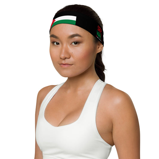 Palestinian flag colors headband for activism and protests