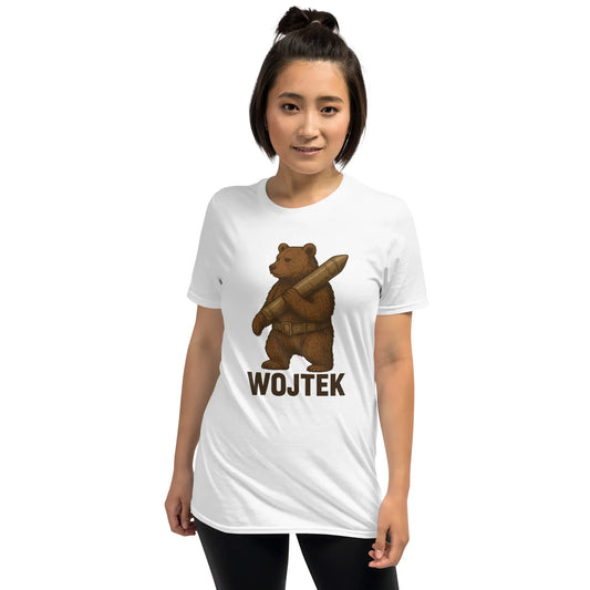 Polish army bear Wojtek graphic tee in cotton