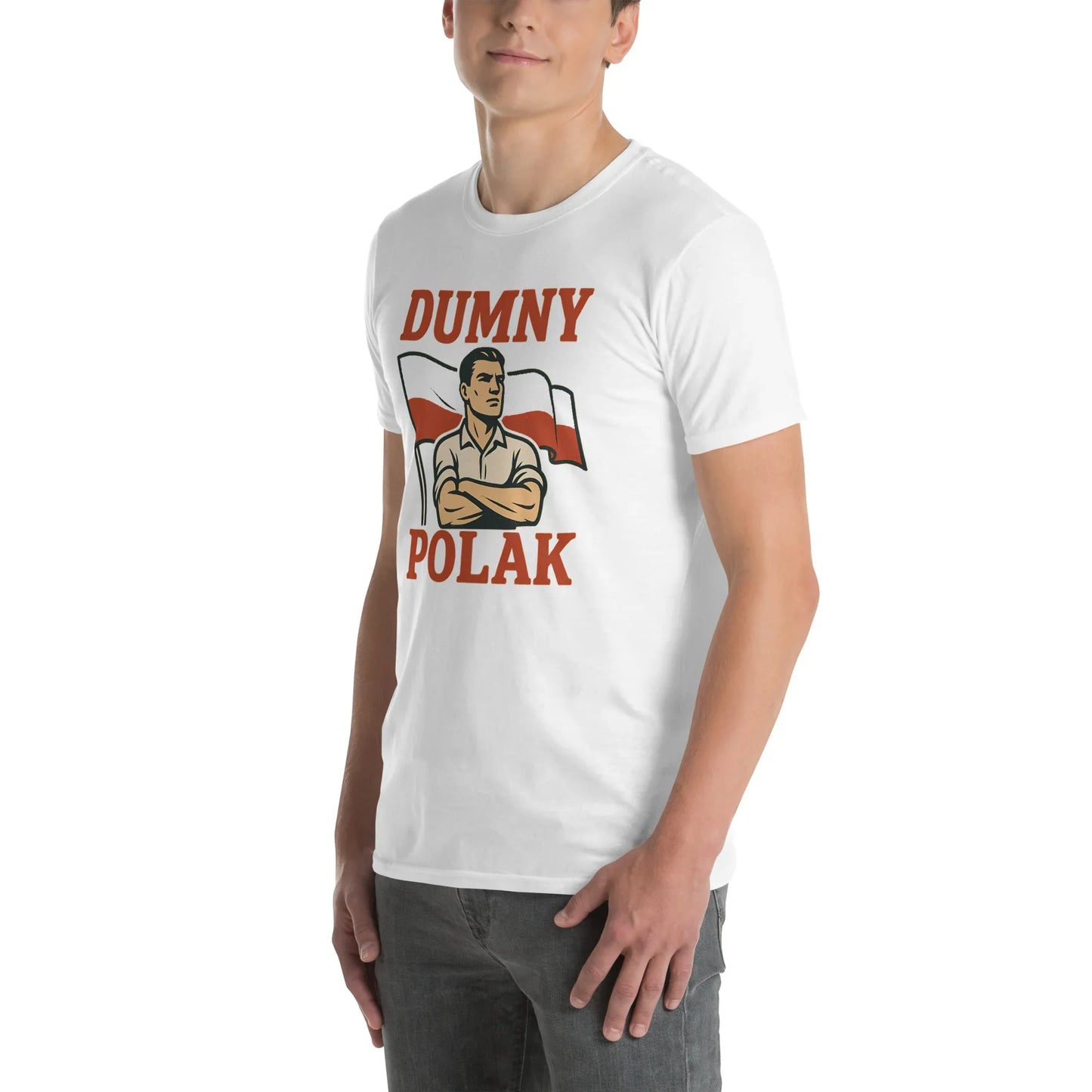 Proud Pole graphic tee with national flag