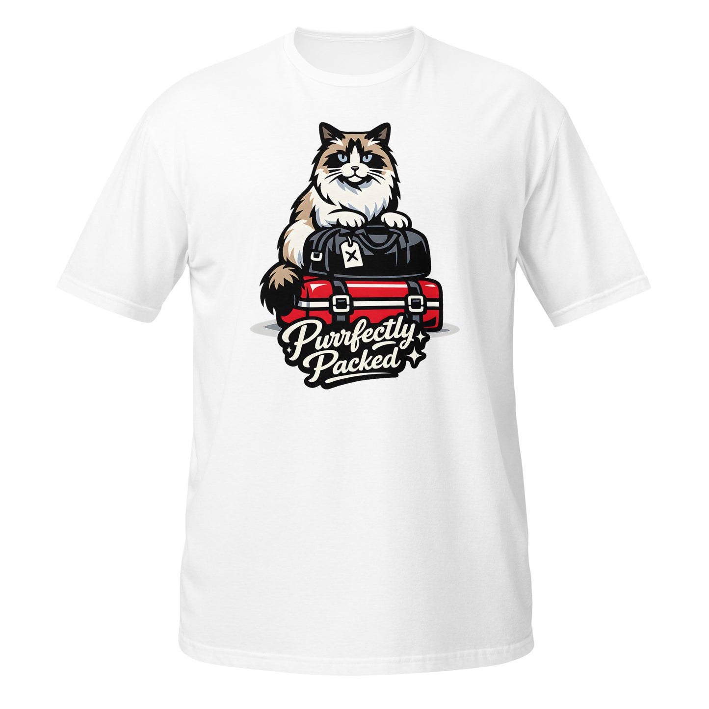 Soft cotton t shirt gift for ragdoll owners