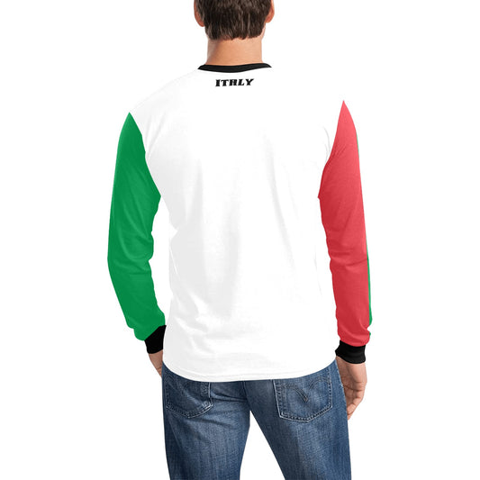 Stylish Italy Flag Long Sleeve Shirt for UEFA EURO and FIFA World Cup