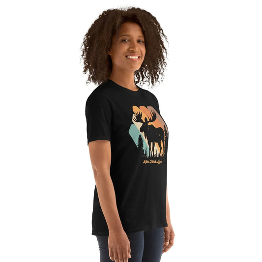 Vintage Moose Graphic T-Shirt for Canada Fans
