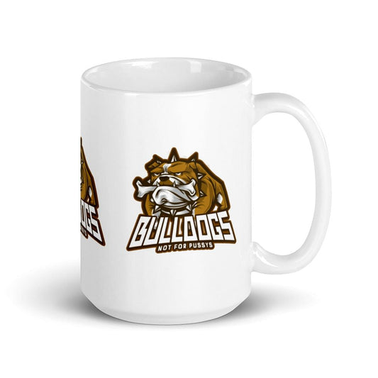 fade-resistant bulldog stoneware mug for daily use