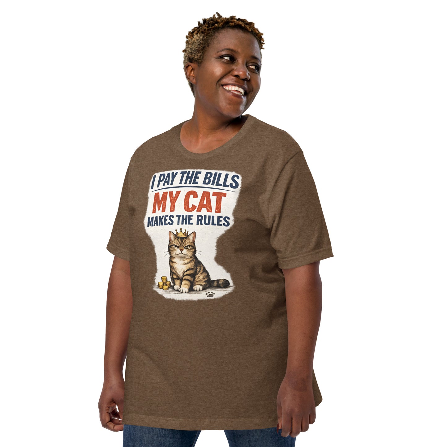 funny cat meme t shirt for cat parents and feline lovers