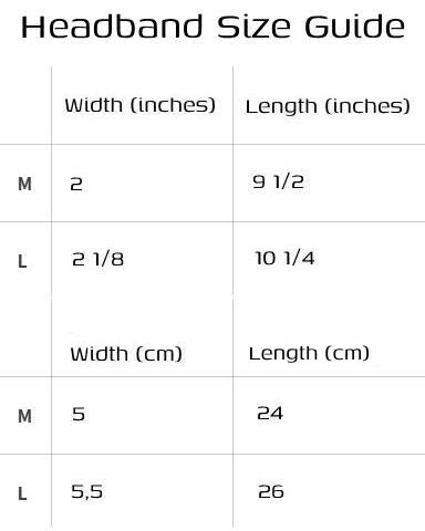 headband size guide