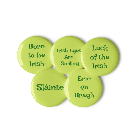 Irish Eyes Are Smiling pin with UV-resistant coating
