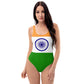 Swimsuit India / India Swimwear With India Flag Print / One Piece Swimsuit XS-3XL