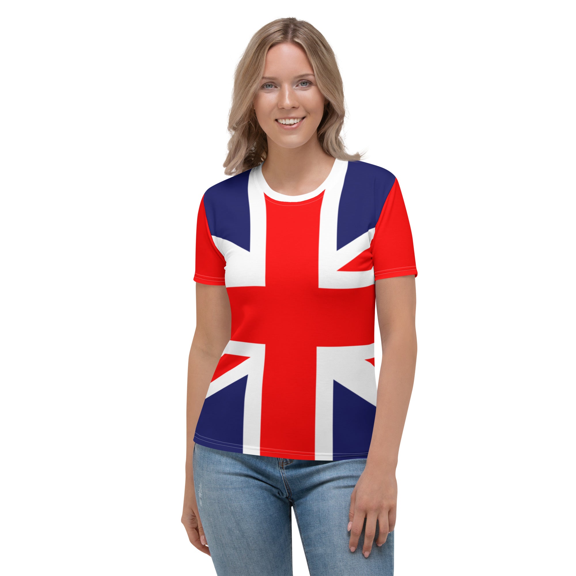 The Union Jack Women's T-shirt Jack Clothing / Union Jack Gift YVDdesign