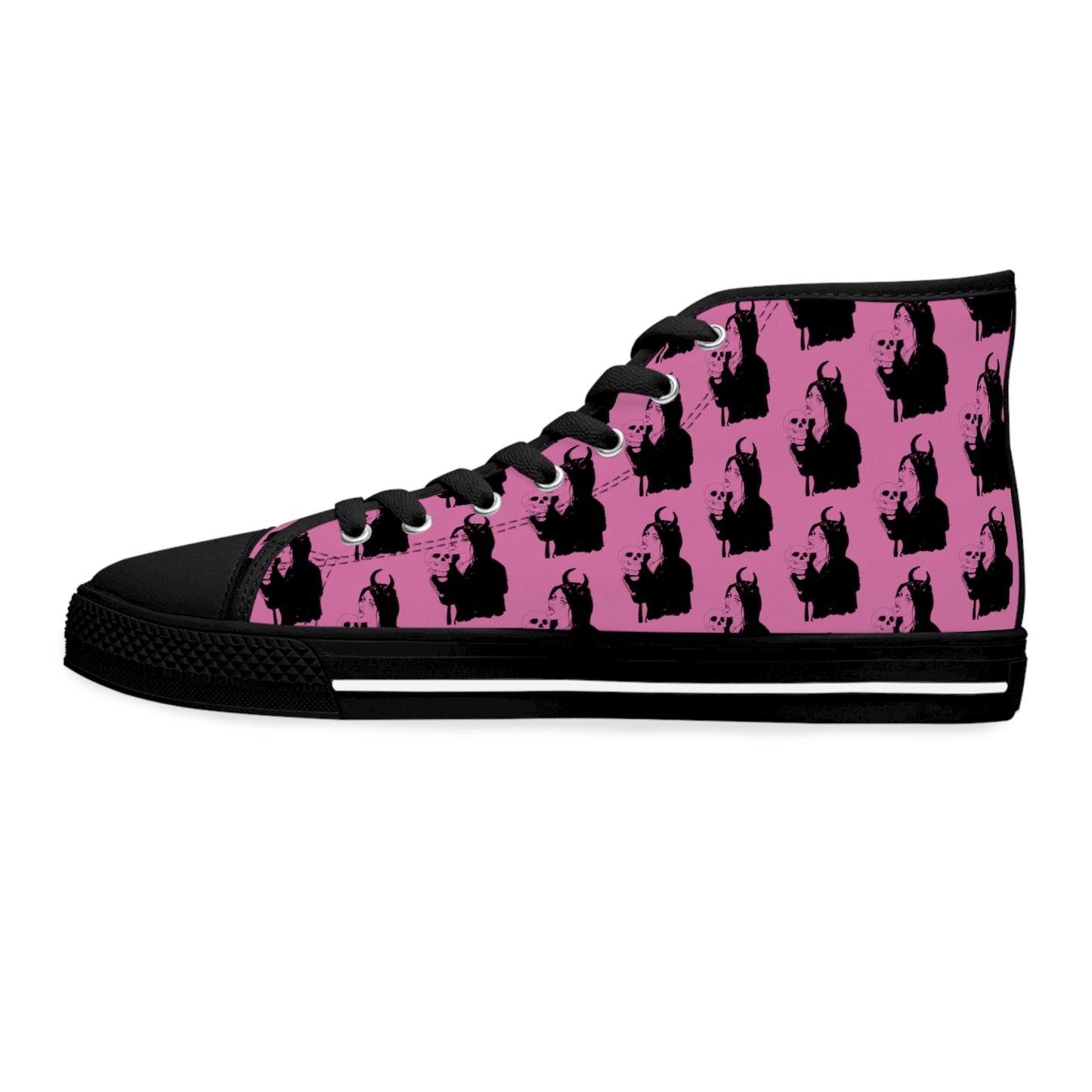 Pastel Goth Sneakers For Women And Black Sole