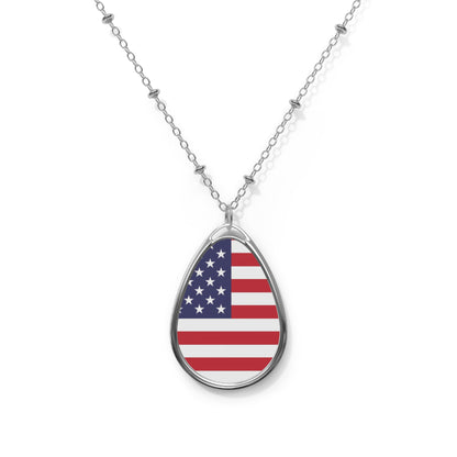 USA Flag Necklace