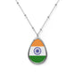 India Flag Necklace / Patriotic Jewelry For India Lovers