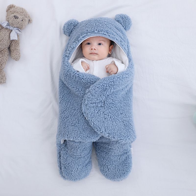 Blue Breathable Baby Sleep Sack: Promotes Safe and Restful Slee