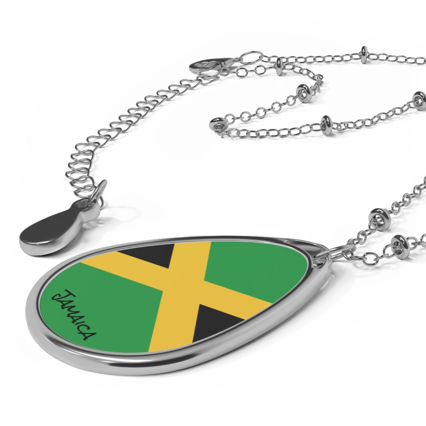 Jamaica Flag Necklace 
