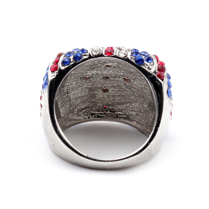 Union Jack Ring / England Ring With The UK Flag Colors