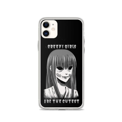 Alt iPhone-hoesje / Soft Goth Lover / Griezelig meisje Print