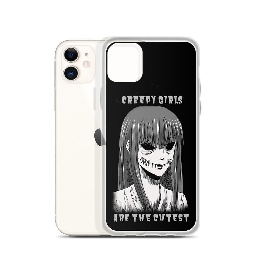 Alt iPhone-hoesje / Soft Goth Lover / Griezelig meisje Print