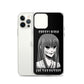 Alt iPhone-hoesje / Soft Goth Lover / Griezelig meisje Print