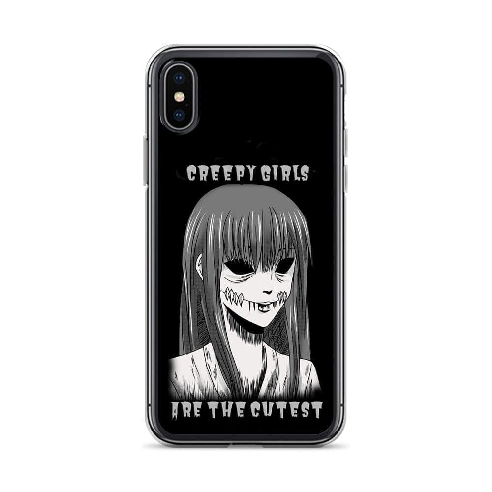 Alt iPhone-hoesje / Soft Goth Lover / Griezelig meisje Print