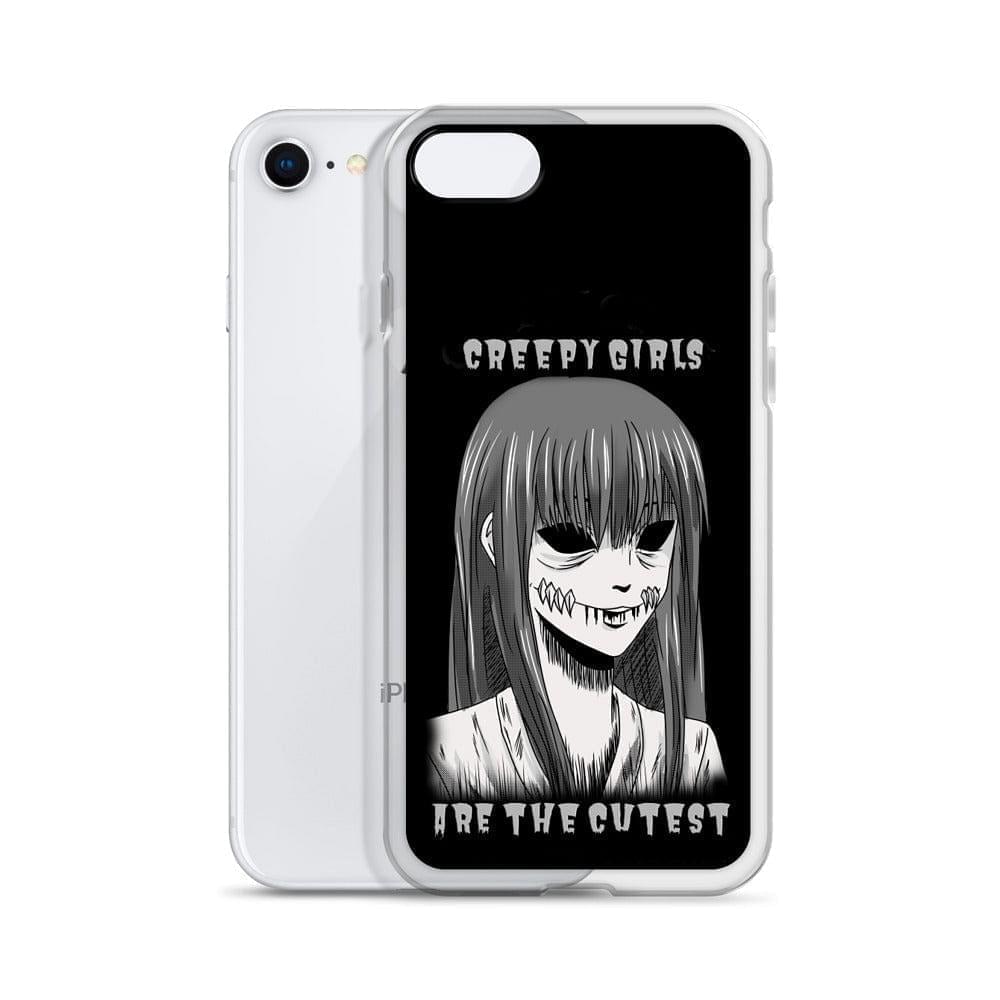 Alt iPhone-hoesje / Soft Goth Lover / Griezelig meisje Print