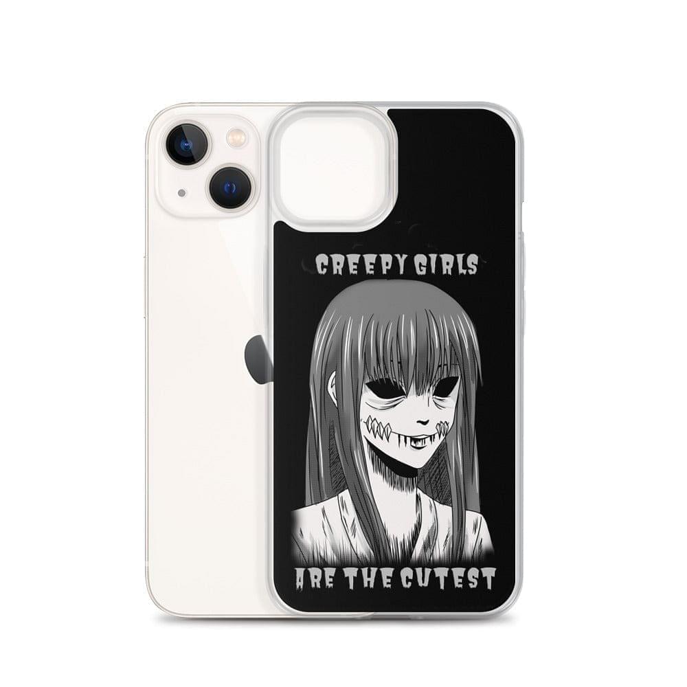 Alt iPhone-hoesje / Soft Goth Lover / Griezelig meisje Print