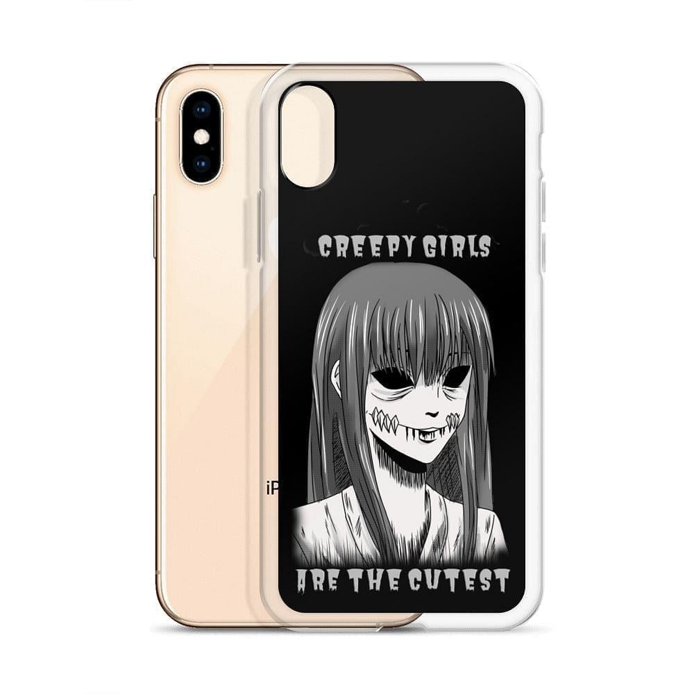 Alt iPhone-hoesje / Soft Goth Lover / Griezelig meisje Print