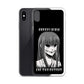 Alt iPhone-hoesje / Soft Goth Lover / Griezelig meisje Print