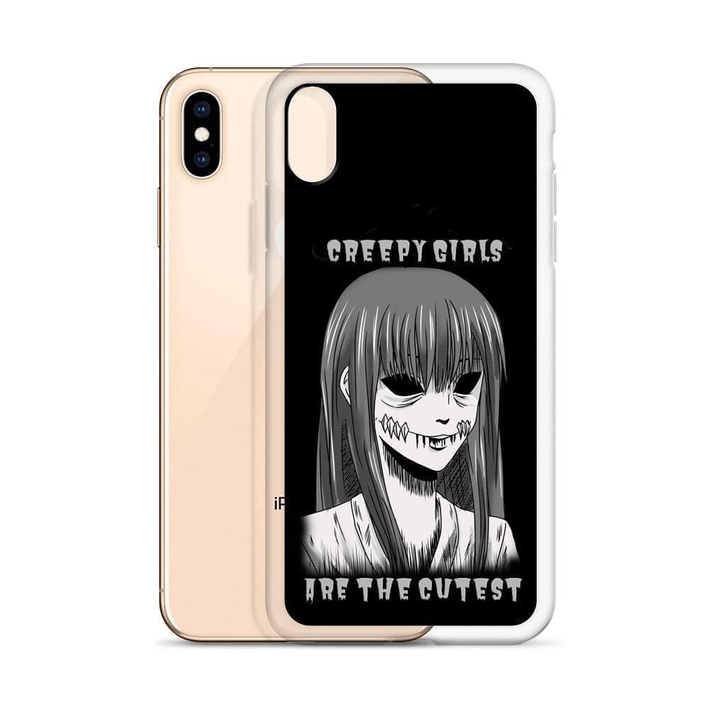 Alt iPhone-hoesje / Soft Goth Lover / Griezelig meisje Print