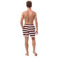 America Flag Mens Swim Trunks / Quick-drying Fabric / Variety Of Pockets / Eco Friendly