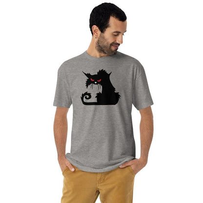 Angry Cat Shirt / Cat Lover T-shirt / Eco vriendelijke kleding